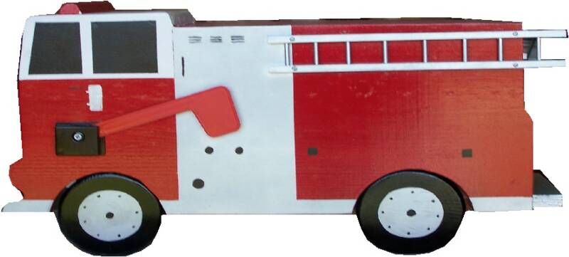 ladder truck mailbox